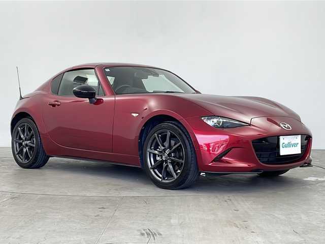 マツダ ロードスター ＲＦ RS 鹿児島県 2018(平30)年 2.4万km ソウルレッドクリスタルM 純正ナビ/（CD/DVD/BT/フルセグTV）/RECARO製レザー、アルカンターラコンビシート/BILSTEIN製ダンパー/電動オープンルーフ/6速MT/オートライト/オートワイパー/ステアリングスイッチ/革巻きステアリング/スマートキー/プッシュスタート/シートヒーター/アイドリングストップ