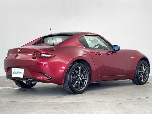 マツダ ロードスター ＲＦ RS 鹿児島県 2018(平30)年 2.4万km ソウルレッドクリスタルM 純正ナビ/（CD/DVD/BT/フルセグTV）/RECARO製レザー、アルカンターラコンビシート/BILSTEIN製ダンパー/電動オープンルーフ/6速MT/オートライト/オートワイパー/ステアリングスイッチ/革巻きステアリング/スマートキー/プッシュスタート/シートヒーター/アイドリングストップ