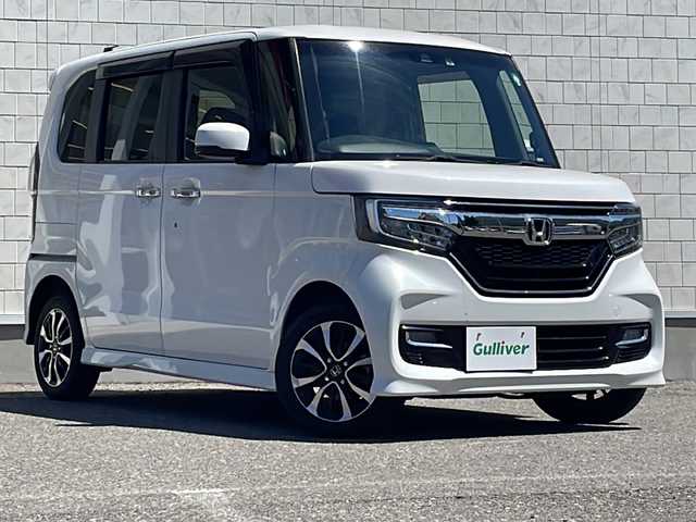ホンダ Ｎ ＢＯＸ カスタム G L ホンダセンシング 福島県 2020(令2)年 6.1万km プラチナホワイトパール 4WD 純正8インチナビ Bluetooth フルセグTV 追従式クルーズコントロール シートヒーター バックカメラ 衝突軽減ブレーキ 左側パワースライドドア LEDヘッドライト ETC スマートキー 純正14インチアルミ フォグランプ 純正フロアマット