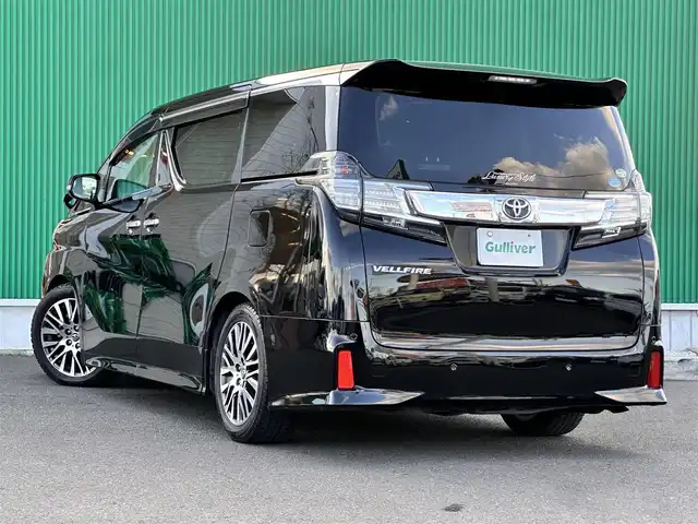 トヨタ ヴェルファイア Z Gエディション 宮城県 2015(平27)年 9.9万km ブラック ツインムーンルーフ/プリクラッシュセーフティー/レーダークルーズコントロール/＝＝＝/SILKBLAZEフロントエアロ/ダウンサスペンション/インテリジェントクリアランスソナー/純正ディーラーOP10インチナビ/フルセグTV/Bluetooth/CD/DVD/SD/ハーフレザーシート/ステリングヒーター/サンシェード/両側パワースライドドア/LEDヘッドライト/ウッドコンビハンドル/ステアリングスイッチ/スペアキー/純正18インチAW/保証書/取扱説明書