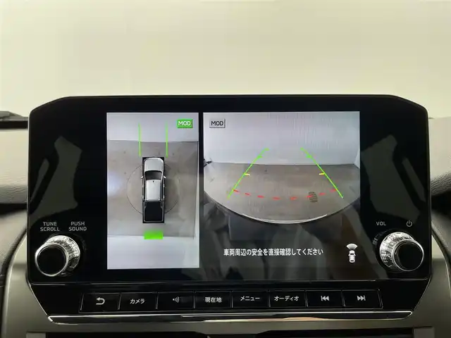 三菱 トライトン GSR 群馬県 2025(令7)年 0.1千km グレーＭ 登録済未使用車：登録時走行距離57km/・純正メーカーナビ（スマートフォン連携ナビゲーション９インチWVGAディスプレイ）/Bluetooth/フルセグTV/・全方位カメラ/・レーダークルーズコントロール/・ステアリングリモコン/・ステアリングヒーター/・レザーシート/・D席のみパワーシート/・シートヒーター/・前後コーナーセンサー/・LEDライト/・フォグライト/・ルーフレール/・フロアマット/・自動防眩ルームミラー/・寒冷地仕様（ヒーテッドミラー/リヤヒーターダクト/スタートアップヒーター/フューエルラインヒーター）