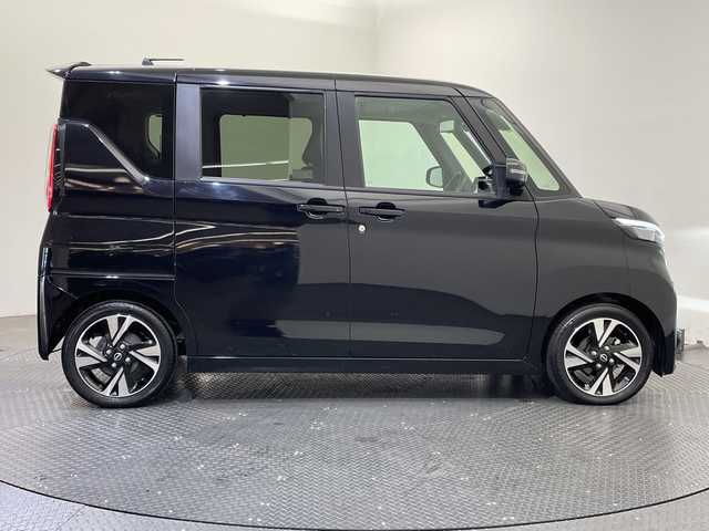 日産 ルークス HWS Gターボ プロパイロットED 愛媛県 2024(令6)年 0.4万km ブラック 純正9インチナビ/フルセグテレビ/Bluetooth/DVD/アラウンドビューモニター/両側パワースライドドア/エマージェンシーブレーキ/プロパイロット/レーンキープアシスト/オートライト/コーナーセンサー/LEDヘッドライト/ハーフレザーシート/ETC/スマートキー