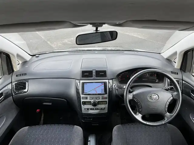 トヨタ イプサム 240s 道央・札幌 2006(平18)年 15.3万km スーパーホワイトⅡ ４WD/社外SDナビ/AM/FM/BT/CD/DVD/SD/ワンセグ/レーンキープアシスト/コーナーセンサー/革巻きステアリング/ステアリングリモコン/キセノンヘッドライト/フォグランプ/AC100V/電動格納ミラー/ウィンカーミラー/純正フロアマット/ドアバイザー/ルーフレール