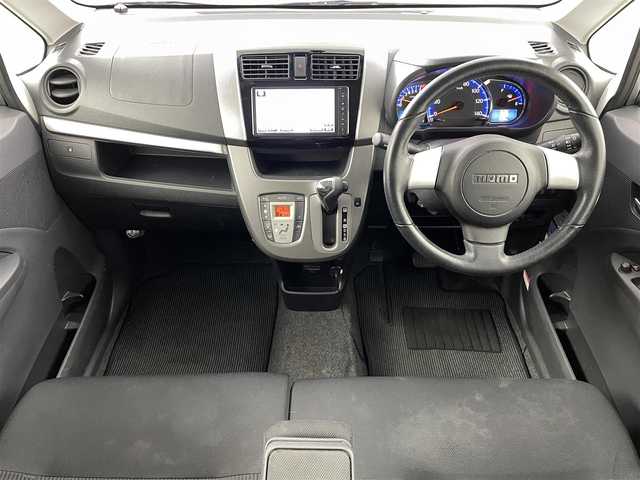 ダイハツ ムーヴ カスタム X SA 福島県 2013(平25)年 10.7万km タングステングレーM スマートアシスト/・衝突軽減システム/・AAC/・コーナーセンサー/・駐車支援システム/純正８インチＳＤナビ（NSZN-W63D）/・ＥＴＣ/・ＴＶ/・Bluetooth/・ＦＭ／ＡＭ/前後ドライブレコーダー/ＬＥＤヘッドライト/オートライト/純正アルミホイール/純正フロアマット/純正ドアバイザー/プッシュスタート/スマートキー/アイドリングストップ/ウィンカーミラー