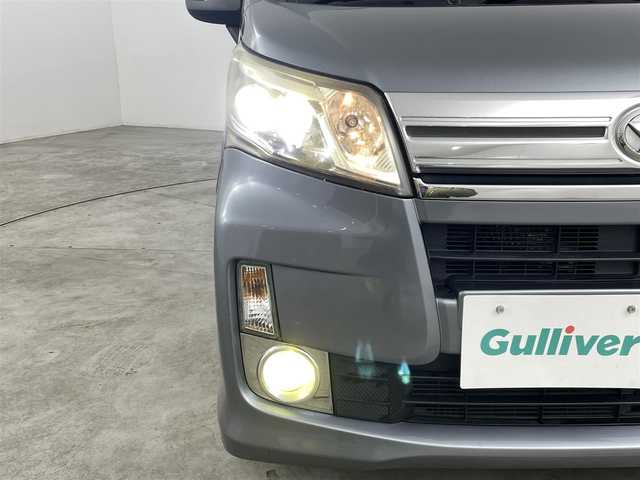 ダイハツ ムーヴ カスタム X SA 福島県 2013(平25)年 10.7万km タングステングレーM スマートアシスト/・衝突軽減システム/・AAC/・コーナーセンサー/・駐車支援システム/純正８インチＳＤナビ（NSZN-W63D）/・ＥＴＣ/・ＴＶ/・Bluetooth/・ＦＭ／ＡＭ/前後ドライブレコーダー/ＬＥＤヘッドライト/オートライト/純正アルミホイール/純正フロアマット/純正ドアバイザー/プッシュスタート/スマートキー/アイドリングストップ/ウィンカーミラー