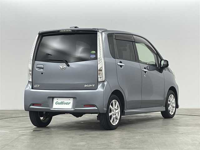 ダイハツ ムーヴ カスタム X SA 福島県 2013(平25)年 10.7万km タングステングレーM スマートアシスト/・衝突軽減システム/・AAC/・コーナーセンサー/・駐車支援システム/純正８インチＳＤナビ（NSZN-W63D）/・ＥＴＣ/・ＴＶ/・Bluetooth/・ＦＭ／ＡＭ/前後ドライブレコーダー/ＬＥＤヘッドライト/オートライト/純正アルミホイール/純正フロアマット/純正ドアバイザー/プッシュスタート/スマートキー/アイドリングストップ/ウィンカーミラー