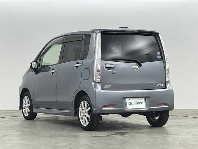 ダイハツ ムーヴ カスタム X SA 福島県 2013(平25)年 10.7万km タングステングレーM スマートアシスト/・衝突軽減システム/・AAC/・コーナーセンサー/・駐車支援システム/純正８インチＳＤナビ（NSZN-W63D）/・ＥＴＣ/・ＴＶ/・Bluetooth/・ＦＭ／ＡＭ/前後ドライブレコーダー/ＬＥＤヘッドライト/オートライト/純正アルミホイール/純正フロアマット/純正ドアバイザー/プッシュスタート/スマートキー/アイドリングストップ/ウィンカーミラー