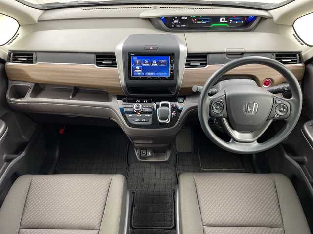 ホンダ フリード＋ ハイブリット G ホンダセンシング 岐阜県 2020(令2)年 1.1万km 黒 純正SDナビゲーション/CD　DVD/フルセグテレビ/Bluetooth/SD/バックカメラ/レーダークルーズコントロール/シートヒーター(D/N席)/両側パワースライドドア/ビルトインETC/ステアリングリモコン/LEDヘッドライト/オートライト/前後ドラレコ/プッシュスタート/スマートキー