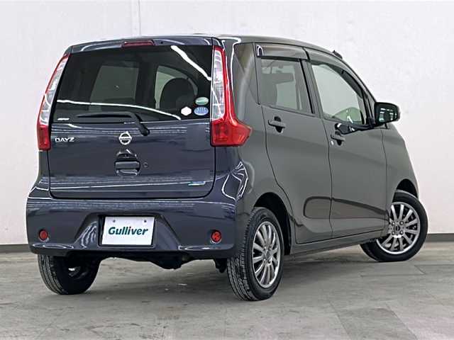 日産 デイズ X 道央・札幌 2014(平26)年 7.7万km プレミアムパープルP 4WD//純正メモリナビ//フルセグテレビ//バックカメラ//アイドリングストップ//ドアバイザー//プッシュスタート//ETC//アラウンドビューモニター//シートヒーター