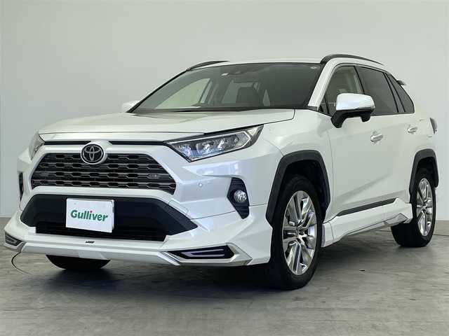 トヨタ ＲＡＶ４ G Zパッケージ 群馬県 2020(令2)年 5.9万km ホワイトパールクリスタルシャイン 純正９インチナビ　モデリスタエアロ　プリクラッシュセーフティ　レーダークルーズコントロール　レーンキープアシスト　ブラインドスポットモニター　バックカメラ　シートヒーター　メモリシート　ＥＴＣ　ＬＥＤ