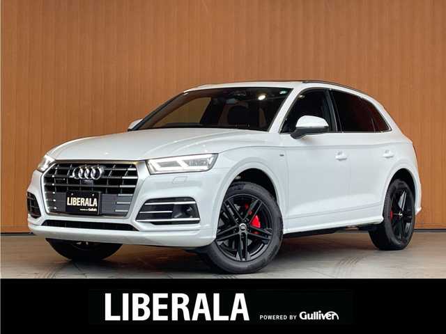 アウディ Ｑ５ 40TDIクワトロ 愛知県 2019(令1)年 2.3万km グレイシアホワイトメタリック パノラマSR /マトリクス アシスタンス /S line　パッケージ/アルカンターラ・レザーシート/純正ブラック19インチAW/ステアリングホイールエンブレム/純正ナビ /フルセグTV /360度カメラ /アシスタンスパッケージ /ブラインドスポット/パノラマサンルーフ /レーンキープ /マトリクスLED /バーチャルコックピット /赤キャリパー