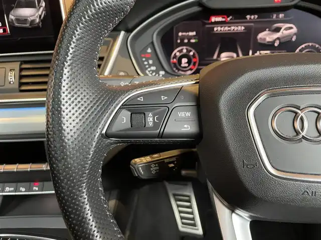 アウディ Ｑ５ 40TDIクワトロ 愛知県 2019(令1)年 2.3万km グレイシアホワイトメタリック パノラマSR /マトリクス アシスタンス /S line　パッケージ/アルカンターラ・レザーシート/純正ブラック19インチAW/ステアリングホイールエンブレム/純正ナビ /フルセグTV /360度カメラ /アシスタンスパッケージ /ブラインドスポット/パノラマサンルーフ /レーンキープ /マトリクスLED /バーチャルコックピット /赤キャリパー
