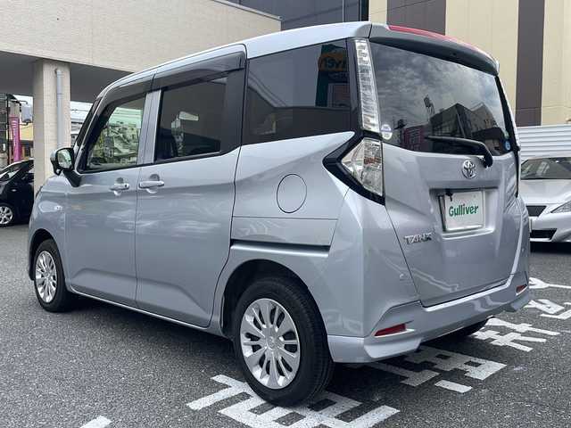 トヨタ タンク X S 広島県 2017(平29)年 5.1万km ブライトシルバーM /登録時走行距離/　　　　　　　50253キロ/ワンオーナー/アイドリングストップ/社外ナビ/バックカメラ/地デジ/左後パワースライドドア/ビルトインETC/新車時整備手帳/　　【保証書】/取扱説明書/