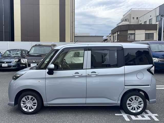 トヨタ タンク X S 広島県 2017(平29)年 5.1万km ブライトシルバーM /登録時走行距離/　　　　　　　50253キロ/ワンオーナー/アイドリングストップ/社外ナビ/バックカメラ/地デジ/左後パワースライドドア/ビルトインETC/新車時整備手帳/　　【保証書】/取扱説明書/