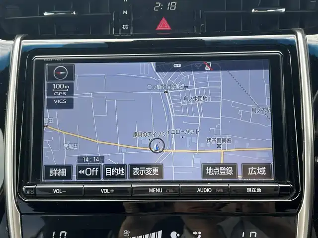 トヨタ ハリアー プレミアム 愛媛県 2018(平30)年 4.3万km 黒 フルセグTV/純正ナビ/ハーフレザー/パワーシートD席/ETC2.0/Bカメラ/クルーズコントロール/コーナーセンサー前後/LED/オートライト/純正フロアマット/純正18AW/ABS/横滑り防止装置/レーンキープアシスト/USB/スマートキー/スペアキー/プッシュスタート