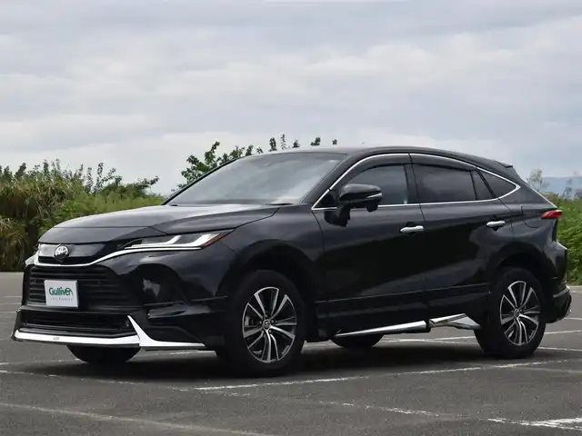 トヨタ ハリアー ハイブリッド G 福岡県 2024(令6)年 2.9万km プレシャスブラックパール 純正メーカーOP12.3インチディスプレイ/フルセグTV/Apple Carplay/Android Auto/デジタルインナーミラー（ドラレコ機能付き）/バックカメラ/ビルトインETC/モデリスタエアロ（F/S/R）/モデリスタマフラーカッター/D席パワーシート/ハーフレザーシート/パワーバックドア/トヨタセーフティセンス/・プリクラッシュセーフティ/・レーントレーシングアラート/・オートマチックハイビーム/・レーダークルーズコントロール/純正18インチアルミホイール/保証書・取説・スペアキー
