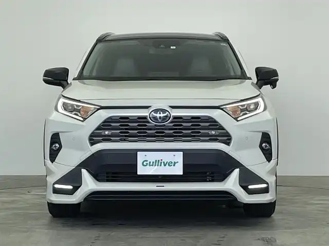 トヨタ ＲＡＶ４ ハイブリッドG 群馬県 2020(令2)年 5.1万km ホワイトパールクリスタルシャイン ＴＲＤエアロ　純正９インチナビ　パノラマルーフ　バックカメラ　レーダークルーズコントロール　レーンキープアシスト　プリクラッシュセーフティ　パワーバックドア　シートヒーター　前後ドラレコ　禁煙車