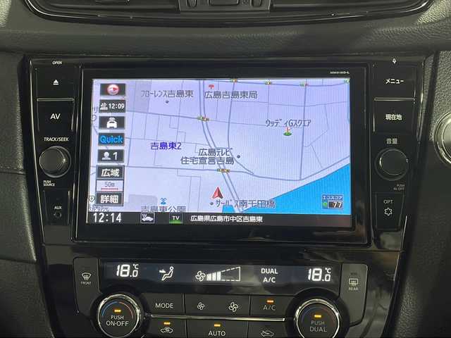 日産 エクストレイル 20Xi 広島県 2019(平31)年 6.7万km ダイヤモンドブラック 禁煙/純正９型ナビ/・CD/DVD再生機能/・Bluetooth接続/・フルセグテレビ/アラウンドビューモニター/デジタルインナーミラー/パワーバックドア/プロパイロット/ドライブレコーダー/ＥＴＣ/ハーフレザー/前後コーナーセンサー/レーダークルーズコントロール