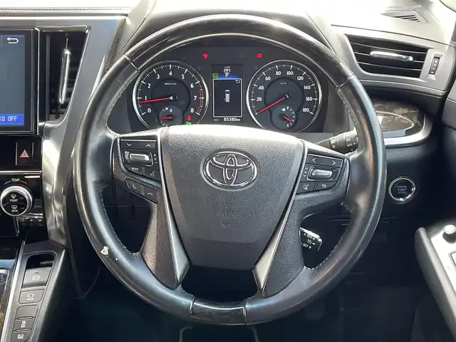 トヨタ ヴェルファイア Z Aエディション ゴールデンアイズ 岡山県 2016(平28)年 8.6万km ブラック モデリスタフルエアロ　純正１０型ナビ　純正１２．１型後席モニター　バックカメラ　ETC　両側電動スライドドア　電動リアゲート　ウッドコンビステアリング　クルーズコントロール　ＬＥＤ フォグ 禁煙車