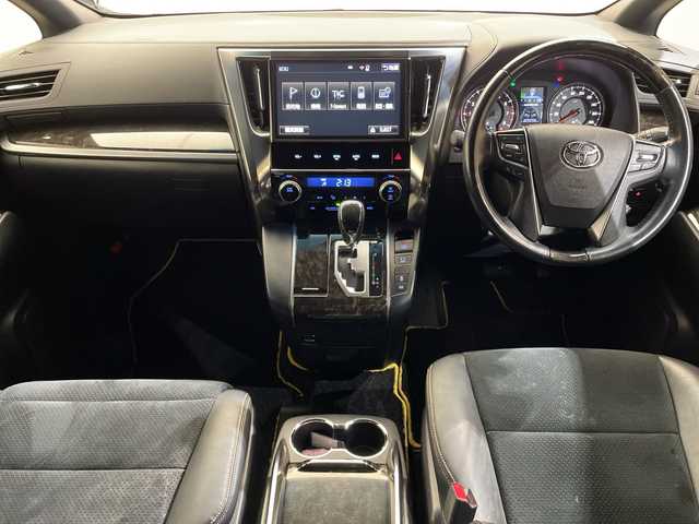 トヨタ ヴェルファイア Z Aエディション ゴールデンアイズ 愛媛県 2016(平28)年 8.6万km ブラック モデリスタエアロ/１２型後席用モニター/純正１０型ナビ/フルセグTV　Bluetooth/バックカメラ/クルーズコントロール/両側電動スライドドア/電動リアゲート/ＥＴＣ/オットマン/コーナーセンサー/純正フロアマット/ＬＥＤヘッドライト/禁煙車