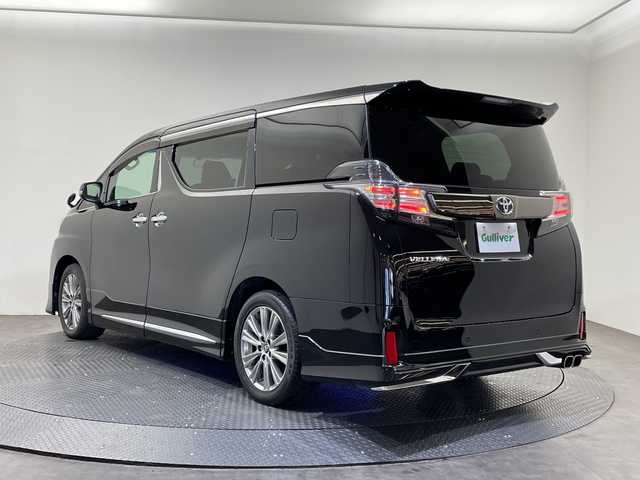 トヨタ ヴェルファイア Z Aエディション ゴールデンアイズ 愛媛県 2016(平28)年 8.6万km ブラック モデリスタエアロ/１２型後席用モニター/純正１０型ナビ/フルセグTV　Bluetooth/バックカメラ/クルーズコントロール/両側電動スライドドア/電動リアゲート/ＥＴＣ/オットマン/コーナーセンサー/純正フロアマット/ＬＥＤヘッドライト/禁煙車