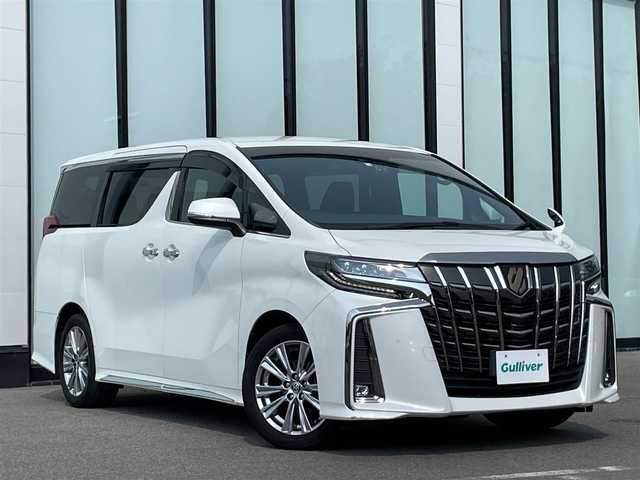 トヨタ アルファード S タイプゴールド 大阪府 2020(令2)年 5.9万km ホワイトパールクリスタルシャイン トヨタセーフティセンス/純正９インチナビ　/   フルセグTV/Bluetooth/USB/CD/DVDデッキ　/バックモニター　/１２．１インチ後席モニター/クリアランスソナー　/ブラインドスポットモニター/両側パワースライドドア　/レーダークルーズコントロール/電動リアゲート　/アイドリングストップ/前後ドライブレコーダー/オートマチックハイビーム/オットマン/純正18インチアルミホイール/純正フロアマット/プッシュスタート/スマートキー　/ＥＴＣ　/三眼ＬＥＤ