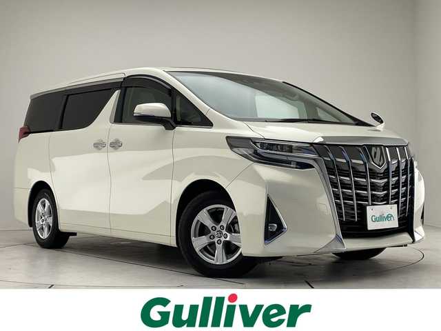 トヨタ アルファード X 愛知県 2019(令1)年 3万km ラグジュアリーホワイトパールクリスタルシャインガラスフレーク オートステップ/10型ナビ/フリップダウンモニター/バックカメラ/両側パワースライドドア/サンルーフ/衝突軽減システム/レーダークルーズコントロール/ETC/LEDヘッドライト/革調シートカバー/ステアリングスイッチ/スマートキー/プッシュスタート/純正アルミホイール
