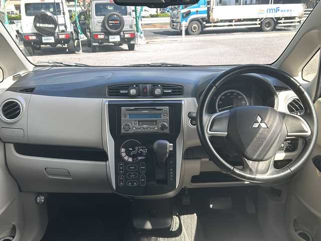 三菱 ｅＫワゴン G 鳥取県 2013(平25)年 7.2万km チェリーブラウンパール CD/MD/AM/FM/バックカメラ/アイドリングストップ/ドアバイザー/プッシュスタート/ETC/ベンチシート/スマートキー/HIDヘッドライト/USBポート/衝突安全ボディ/盗難防止システム