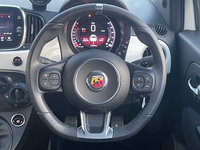 アバルト ５９５ 愛知県 2021(令3)年 1.8万km ホワイト 5MT/ETC/ターボ/ディスプレイオーディオ/Bluetooth/USB/AppleCarPlay/前後ドライブレコーダー/デジタルインナーミラー/後方コーナーセンサー/純正フロアマット/純正アルミホイール/エアバック/スペアキー/保証書/取扱説明書