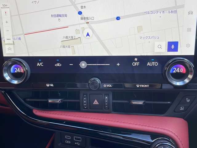 レクサス ＮＸ 350h Fスポーツ 秋田県 2023(令5)年 0.8万km ホワイトノーヴァガラスフレーク 純正ナビ/・フルセグテレビ/・ＢＴ/・ミラーキャスト/・ラジオ/ムーンルーフ/三眼フルＬＥＤヘッドライト/Ｆスポーツ専用オレンジキャリパー/デジタルインナーミラー/前方ドライブレコーダー/ドライブモード切替機能/純正フロアマット/電動リアゲート/運転席シートメモリー/前席パワーシート