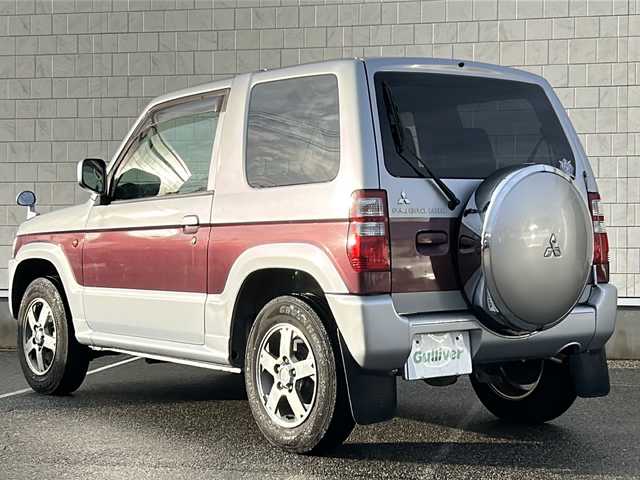 三菱 パジェロ ミニ VR 富山県 2010(平22)年 4万km クールシルバーM/ラズベリーレッドP 4WD/社外ナビ/フルセグ/DVD/CD/ETC/フォグランプ/電動格納ミラー/純正アルミホイール/純正フロアマット/背面タイヤ