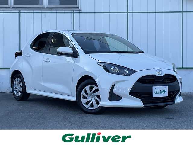 トヨタ ヤリス X Bパッケージ 山梨県 2020(令2)年 7.1万km スーパーホワイトⅡ 純正ディスプレイオーディオ/Bluetooth接続/バックカメラ/ステアリングスイッチ/オート電動格納ミラー/アップルカープレイ/スペアキー/保証書