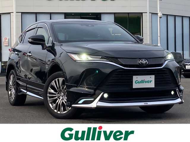 トヨタ ハリアー Z レザーパッケージ 佐賀県 2021(令3)年 4.2万km プレシャスブラックパール ワンオーナー/モデリスタエアロ/純正12.3インチナビ/バックモニター/プリクラッシュセーフティ/レーンディパーチャーアラート/オートハイビーム/アダプティブクルーズコントロール/ブラインドスポットモニター/リアクロストラフィックアラート/クリアランスソナー/ヘッドアップディスプレイ/デジタルインナーミラー（前方録画機能付き）/パワーバックドア/ETC2.0/レザーシート/メモリパワーシート/シートヒーター/エアシート/ステアリングヒーター/ステアリングリモコン/電動パーキングブレーキ/オートブレーキホールド/プッシュスタート/スマートキー/LEDヘッドライト/フォグライト/純正アルミホイール