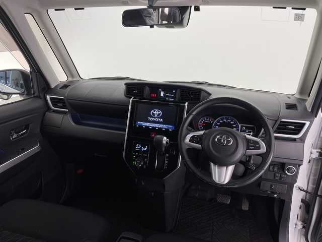 トヨタ ルーミー カスタムG－T 長野県 2019(平31)年 6万km パールホワイトⅢ 純正SDナビ&フルセグTV&CD&BT/クルーズコントロール/車線逸脱警報/衝突軽減ブレーキ/コーナーセンサー/両側パワースライドドア/ステアリングスイッチ/2列目サンシェード/バックカメラ/ビルトインETC/LEDヘッドライト/フロントフォグランプ/電動格納ミラー/ウィンカーミラー/純正15インチAW装着/純正フロアマット/純正ドアバイザー/社外フロントエアロ/フロントモデリスタエアロ積込/プッシュスタート/スマートキー