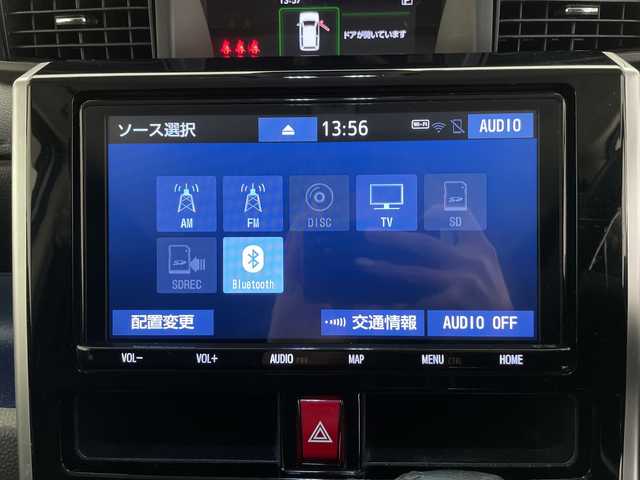 トヨタ ルーミー カスタムG－T 長野県 2019(平31)年 6万km パールホワイトⅢ 純正SDナビ&フルセグTV&CD&BT/クルーズコントロール/車線逸脱警報/衝突軽減ブレーキ/コーナーセンサー/両側パワースライドドア/ステアリングスイッチ/2列目サンシェード/バックカメラ/ビルトインETC/LEDヘッドライト/フロントフォグランプ/電動格納ミラー/ウィンカーミラー/純正15インチAW装着/純正フロアマット/純正ドアバイザー/社外フロントエアロ/フロントモデリスタエアロ積込/プッシュスタート/スマートキー