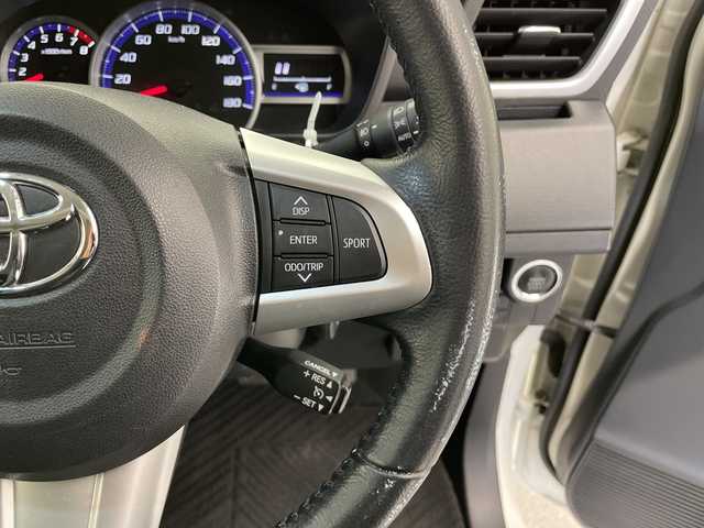 トヨタ ルーミー カスタムG－T 長野県 2019(平31)年 6万km パールホワイトⅢ 純正SDナビ&フルセグTV&CD&BT/クルーズコントロール/車線逸脱警報/衝突軽減ブレーキ/コーナーセンサー/両側パワースライドドア/ステアリングスイッチ/2列目サンシェード/バックカメラ/ビルトインETC/LEDヘッドライト/フロントフォグランプ/電動格納ミラー/ウィンカーミラー/純正15インチAW装着/純正フロアマット/純正ドアバイザー/社外フロントエアロ/フロントモデリスタエアロ積込/プッシュスタート/スマートキー