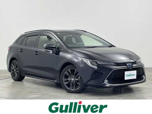 トヨタ カローラツーリング ハイブリッド ダブルバイビー 群馬県 2021(令3)年 7.2万km スパークリングブラックパールクリスタルシャイン 純正８型ディスプレイオーディオ　ＣＤ／ＤＶＤデッキ　バックカメラ　ルーフレール　衝突被害軽減ブレーキ　　電動パーキングブレーキ　アダプティブクルーズコントロール　ＬＥＤライト　オートハイビーム　フォグ