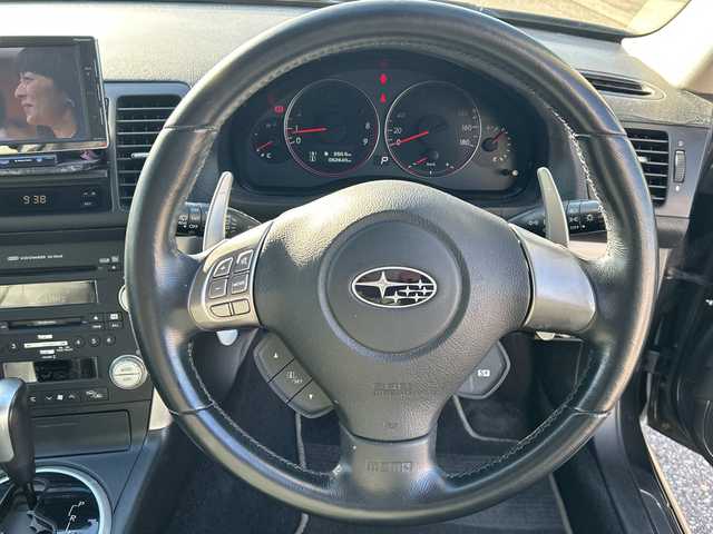 スバル レガシィ ツーリングワゴン 2．0GT アーバンセレクション 富山県 2008(平20)年 6.3万km ダイヤモンドグレーメタリック 4WDターボ/ルーフレール/スマートキー/ハーフレザーシート/社外ポータブルメモリーナビ(AVIC-MRP770)/純正CD/MDプレーヤー/デジタルTV/ETC/電格ウィンカーミラー/HIDヘッドライト/フォグ/プッシュスタート/ステアリングスイッチ/パドルシフト/純正17インチAW/トノカバー/リアスポイラー/純正フロアマット/純正ドアバイザー/皮巻きステアリング/保証書・取説/社外AWノーマルタイヤ車載(215/45R17)