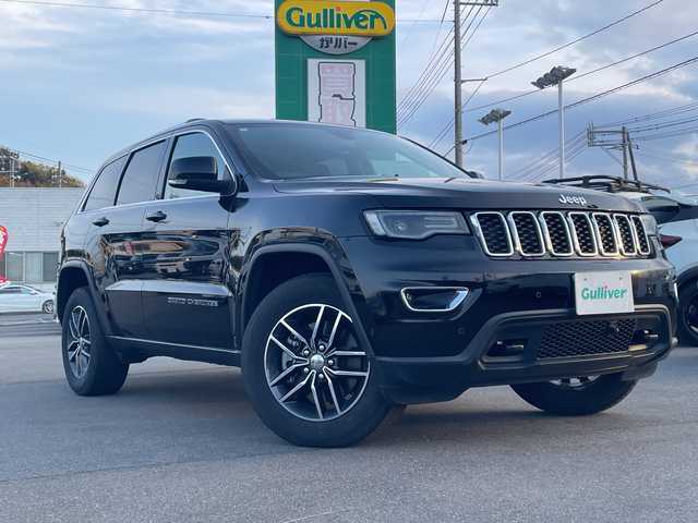クライスラー・ジープ ジープ グランドチェロキー アップランド 山口県 2018(平30)年 4万km 黒 ４WD/純正HDDナビ/（AM/FM/Bluetooth/USB/ワンセグTV)/ミラーリング/アダプティブクルーズコントロール/バックカメラ/パワーシート（D/N）/パーキングアシスト/純正フロアマット/純正17インチアルミホイール/LEDヘッドライト/アイドリングストップ/スマートキー/ETC