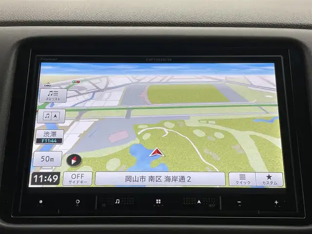 ホンダ ヴェゼル ハイブリッド X ホンダセンシング 岡山県 2020(令2)年 3万km ルーセブラックM ８インチナビ　/レーダークルーズコントロール　/ビルトインＥＴＣ　/ＬＥＤヘッドライト　/バックカメラ　/ドライブレコーダー　前後　/オートハイビーム　/スマートキー　/アイドリングストップ　/ミュージックサーバー　/純正フロアマット/禁煙車/オートブレーキホールド/パドルシフト/踏み間違い防止/フォグライト