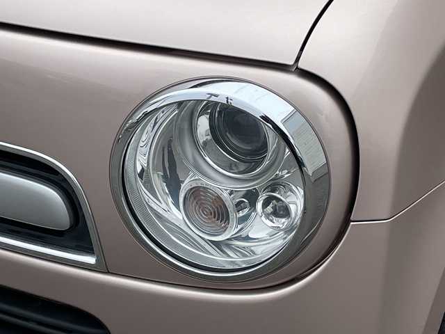 スズキ ラパン ショコラ X 山形県 2014(平26)年 3.7万km シャンパンピンクPM 禁煙車/４ＷＤ/シートヒーター/スマートキー/ＨＩＤヘッドライト/オートエアコン/純正１４インチアルミ/ショコラ専用合皮シート/アイドリングストップ/電動格納ミラー/盗難防止装置/プライバシーガラス/スタッドレス車載