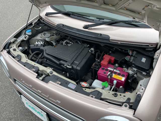 スズキ ラパン ショコラ X 山形県 2014(平26)年 3.7万km シャンパンピンクPM 禁煙車/４ＷＤ/シートヒーター/スマートキー/ＨＩＤヘッドライト/オートエアコン/純正１４インチアルミ/ショコラ専用合皮シート/アイドリングストップ/電動格納ミラー/盗難防止装置/プライバシーガラス/スタッドレス車載