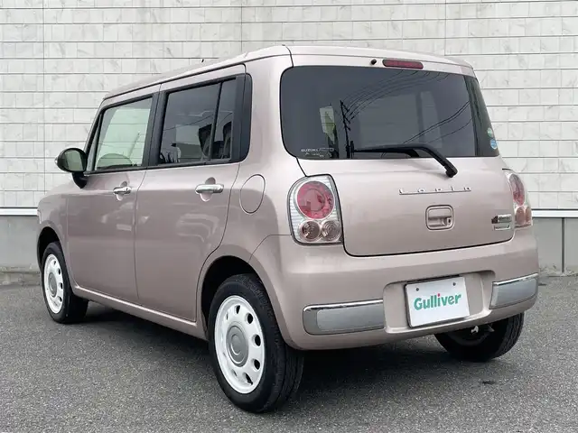 スズキ ラパン ショコラ X 山形県 2014(平26)年 3.7万km シャンパンピンクPM 禁煙車/４ＷＤ/シートヒーター/スマートキー/ＨＩＤヘッドライト/オートエアコン/純正１４インチアルミ/ショコラ専用合皮シート/アイドリングストップ/電動格納ミラー/盗難防止装置/プライバシーガラス/スタッドレス車載