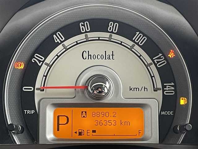 スズキ ラパン ショコラ X 山形県 2014(平26)年 3.7万km シャンパンピンクPM 禁煙車/４ＷＤ/シートヒーター/スマートキー/ＨＩＤヘッドライト/オートエアコン/純正１４インチアルミ/ショコラ専用合皮シート/アイドリングストップ/電動格納ミラー/盗難防止装置/プライバシーガラス/スタッドレス車載