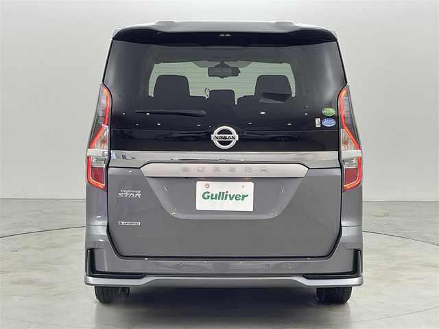 日産 セレナ ハイウェイスター V 福岡県 2021(令3)年 4.6万km ダークメタルグレー 純正大型ナビ/（ＣＤ　ＤＶＤ　ＢＴ　フルセグＴＶ） /純正フリップダウンモニター　/アラウンドビューカメラ /ETC 　/ドライブレコーダー　/プロパイロット　/エマージェンシーブレーキ /レーンキープアシスト　/コーナーセンサー 　/ブラインドスポットモニター　/デジタルルーミムラー　/電動パーキング　/オートブレーキホールド　/両側パワースライドドア　/オートライト/LEDヘッドライト/フォグランプ