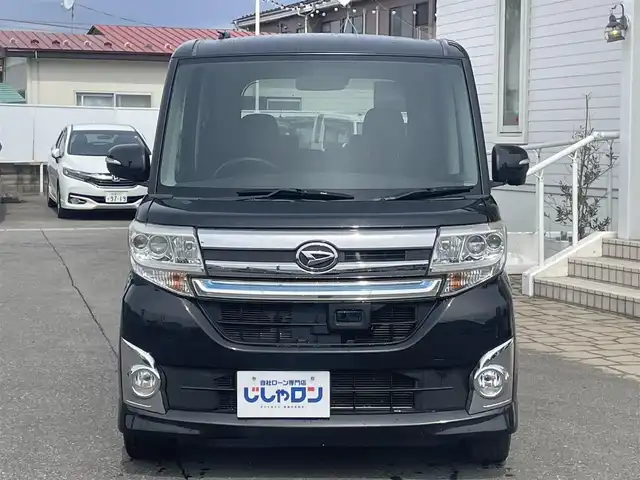 ダイハツ タント カスタム RS SA 秋田県 2014(平26)年 10.5万km ブラックマイカメタリック (株)IDOMが運営する【じしゃロン秋田店】の自社ローン専用車両になりますこちらは現金またはオートローンご利用時の価格です。自社ローンご希望の方は別途その旨お申付け下さい/ウィンカーミラー/両側パワースライドドア/プッシュスタート/ドアバイザー/スマートキー/フォグランプ