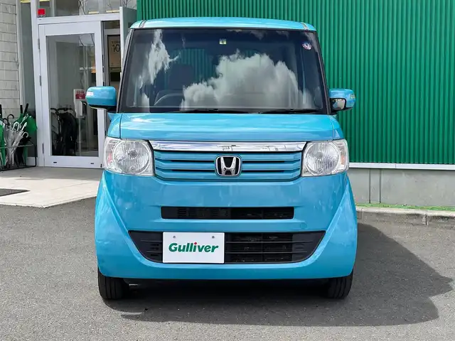 ホンダ Ｎ ＢＯＸ G Lパッケージ 宮城県 2014(平26)年 7.5万km イノセントブルーメタリック 助手席側パワースライド/社外ルームミラー型前後ドラレコ/純正14インチアルミホイール/CDチューナー/AM/FM/USB/AUX/純正フロアマット/サイドバイザー/スマートキー/プッシュエンジンスタート/電動格納ドアミラー/オートエアコン