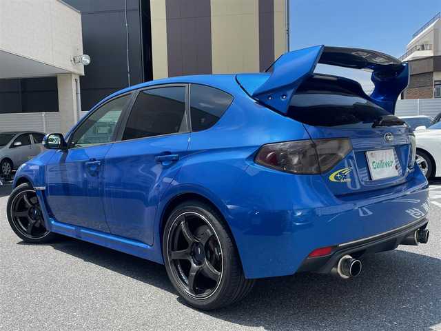 スバル インプレッサ ＷＲＸ STi 広島県 2007(平19)年 13万km WRブルーマイカ /登録時走行距離/　　　　　　　129784キロ/ターボ/4WD/社外ナビ/地デジ/レカロハーフレザーシート/スペアキー×１/ETC/新車時整備手帳/　　【保証書】/取扱説明書/