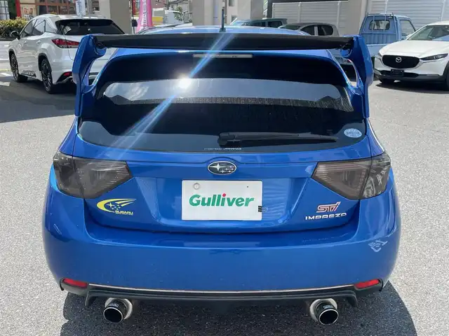 スバル インプレッサ ＷＲＸ STi 広島県 2007(平19)年 13万km WRブルーマイカ /登録時走行距離/　　　　　　　129784キロ/ターボ/4WD/社外ナビ/地デジ/レカロハーフレザーシート/スペアキー×１/ETC/新車時整備手帳/　　【保証書】/取扱説明書/