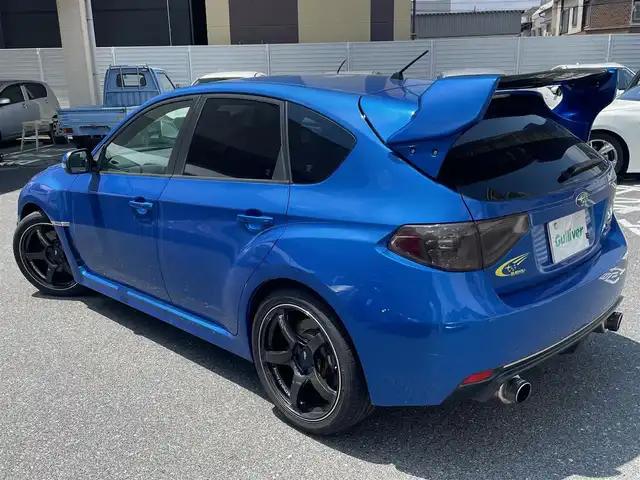 スバル インプレッサ ＷＲＸ STi 広島県 2007(平19)年 13万km WRブルーマイカ /登録時走行距離/　　　　　　　129784キロ/ターボ/4WD/社外ナビ/地デジ/レカロハーフレザーシート/スペアキー×１/ETC/新車時整備手帳/　　【保証書】/取扱説明書/